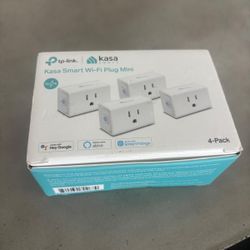 TP-Link Kasa Smart Wi-Fi Plug Mini 4-Pack (Model EP10P4). $40