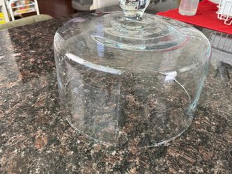 Clear Glass Cake Dome Cover
