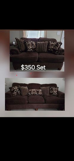 Ashley Sofa and Love seat