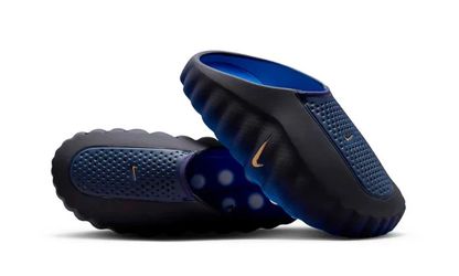 Size 8 Blackened Blue Game Royal Nike Mind 001 Slides