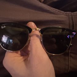 RayBan Clubmaster Metal Gold Sunglasses