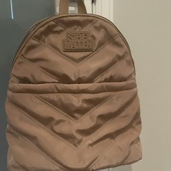 NEW - Steve Madden Original Medium Women's Nylon Backpack with Pouch Khaki