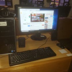 DELL INSPIRON DESKTOP WITH 24" MONITOR (B1004)

