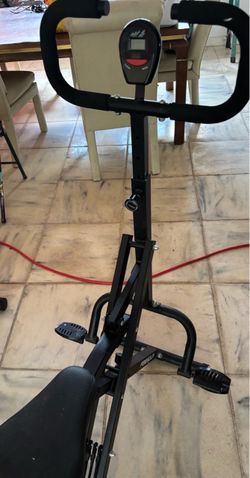 Black Folding Exercise Bike with Display