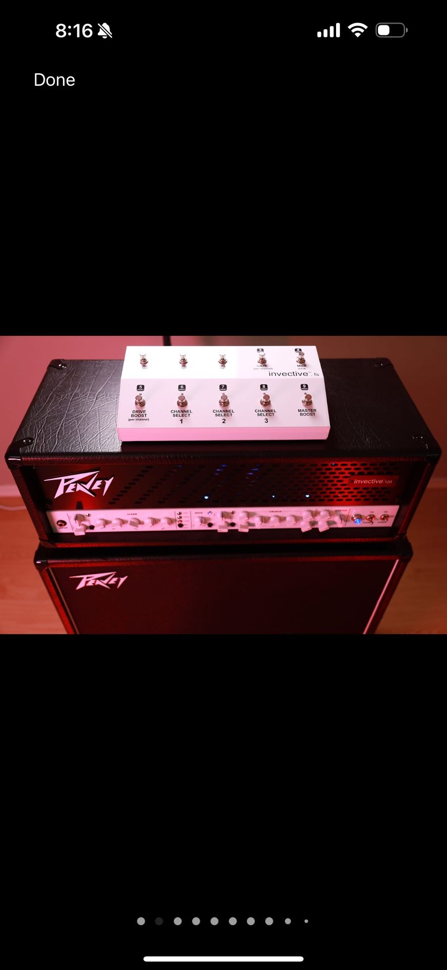 Peavey Invective 120 - Head And Footswitch