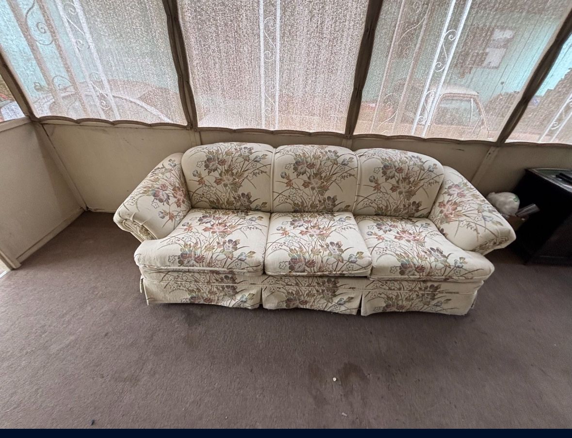 Floral Printed Couch