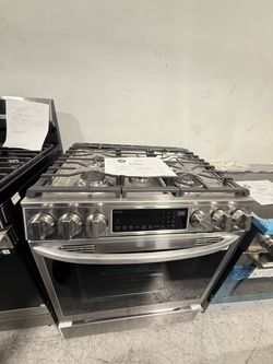 LG ThinQ Stainless Steel Gas Range