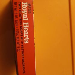 Royal hearts 2 bars fragrance soap