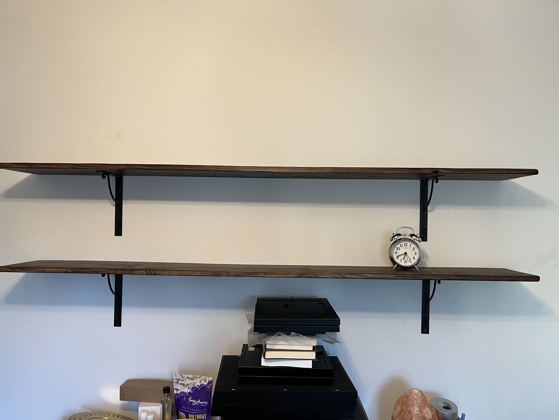 Wood Shelves With Brackets
