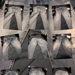 6pair Levi's 501 Button Fly 36x32