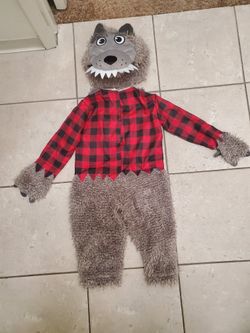 Cute Werewolf COSTUME SIZE 2/3 Kids