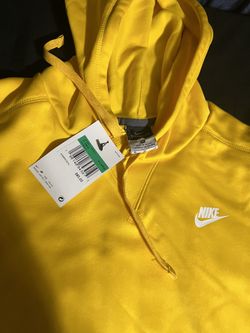Nike Yellow DRI-FIT sweater Size X-large