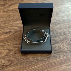 Structure Stainless Steel Men’s Bracelet