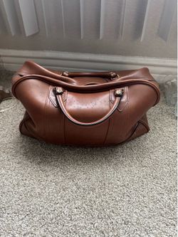 Free vintage leather sports bag prop period piece original