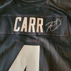 Derek Carr Signed Jersey #4 Raiders
