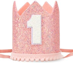 Glitter Crown for 1st Birthday
