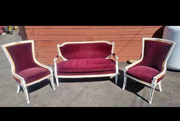 Vintage three piece living room set