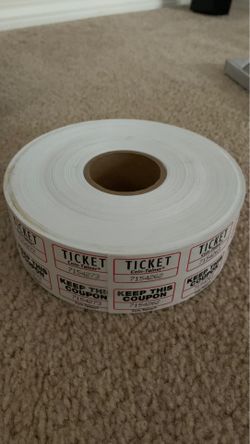 Raffle tickets