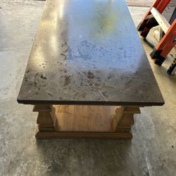 Living Spaces rustic / Tuscan-style coffee table 