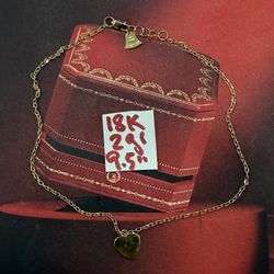 18K Solid Gold Ankle Bracelet For Wedding 2Gr 9.5 Inches Long 