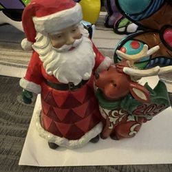 Jim Shore  2021 Santa  And Reindeer