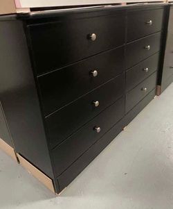 8 Drawer black