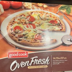 Good Cook Pizza Stoneware 