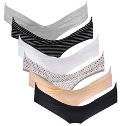 NEW Maternity Underwear Under The Bump Pregnancy Postpartum Panties Small