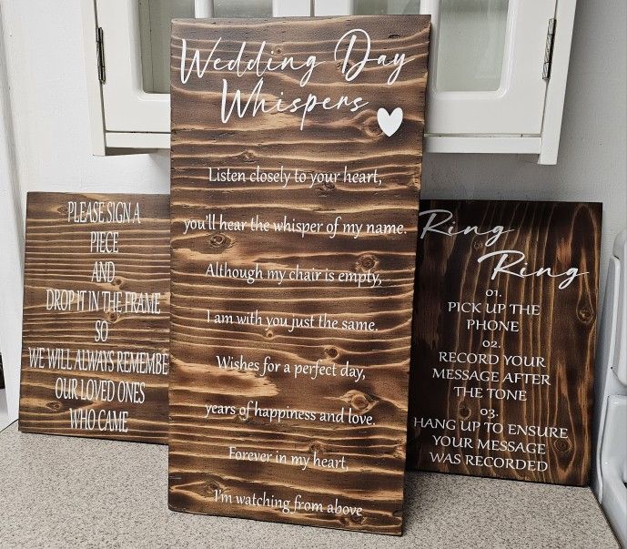 Wedding Signs