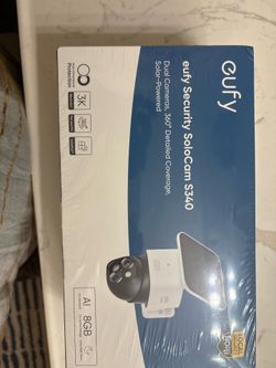 Brand New Eufy SoloCam S340 3K Solar Security Camera  Sealed
