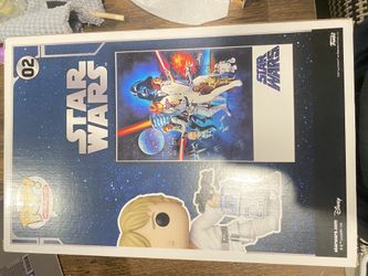 LUKE SKYWALKER WITH R2D2 FUNKO MOVIE POSTER