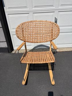 IKEA Gronadal Rocking Chair Handwoven Rattan Seat and Backrest