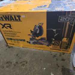 DEWALT 20-Volt MAX XR 12 in. Cordless Double Bevel Miter Saw (Tool-only) #264615