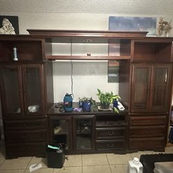 Wooden Entertainment Center