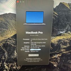 MacBook Pro 16inch 2019