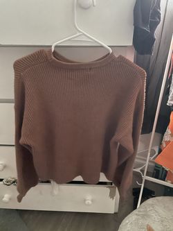 Brown sweater