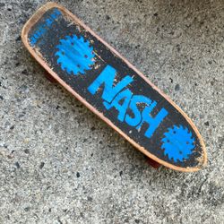 Vintage Nash Saw blade Skateboard 