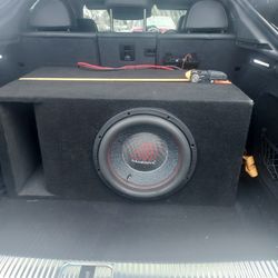 Massive Audio 12 Hippo Xl And Hyphonics Alpha 3000 Watt Class D Amp