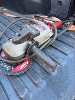 Milwaukee 7” grinder