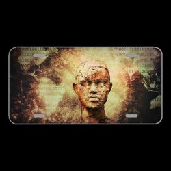 License Plate Novelty Car Front Dark Eng Fantasy Dark Side Artfully