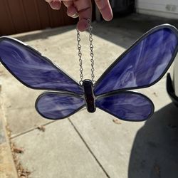 Stained glass butterfly