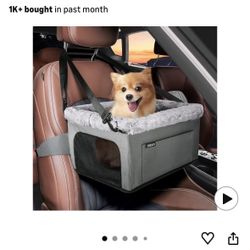 Dog Booster Seat For Car (Pets Up To 20lbs)