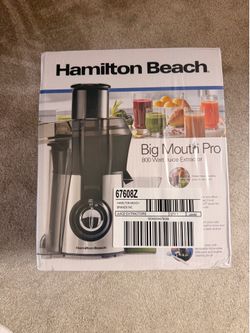 NEW Hamilton Beach Big Mouth Pro 800W Juicer - Unopened