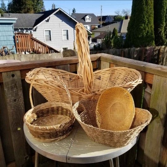 Basket Lot Home Decor Easter Gift Decorative Holiday Garden Gathering basket-lot-home-decor-easter-gift-decorative-holiday-garden-gathering