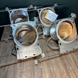 4 PK Halo H750ICAT  6 in. Aluminum Recessed Lighting Remodel IC Air-Tite Housing