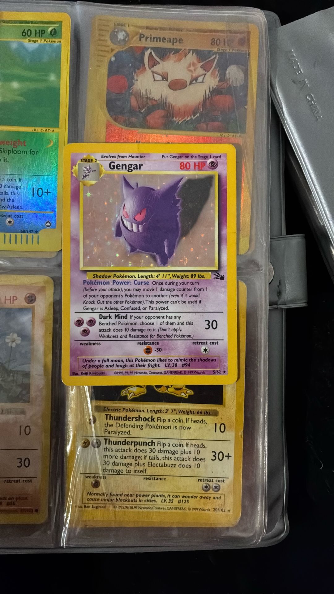 Gengar 5/62 Pokemon Card