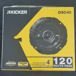 NEW! 4 Inch Kicker Coaxial Speakers