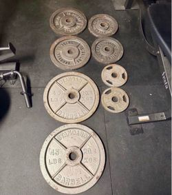 Olympic weights 45s 35s 25s 10s