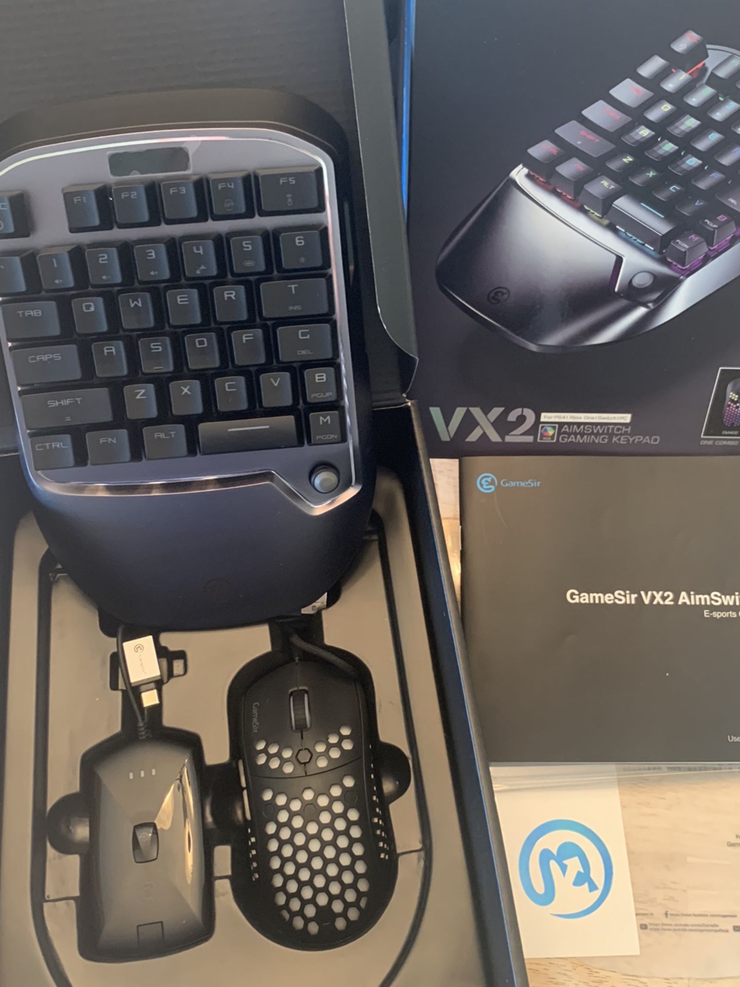 New in box GameSir VX2 aimswitch gaming keypad