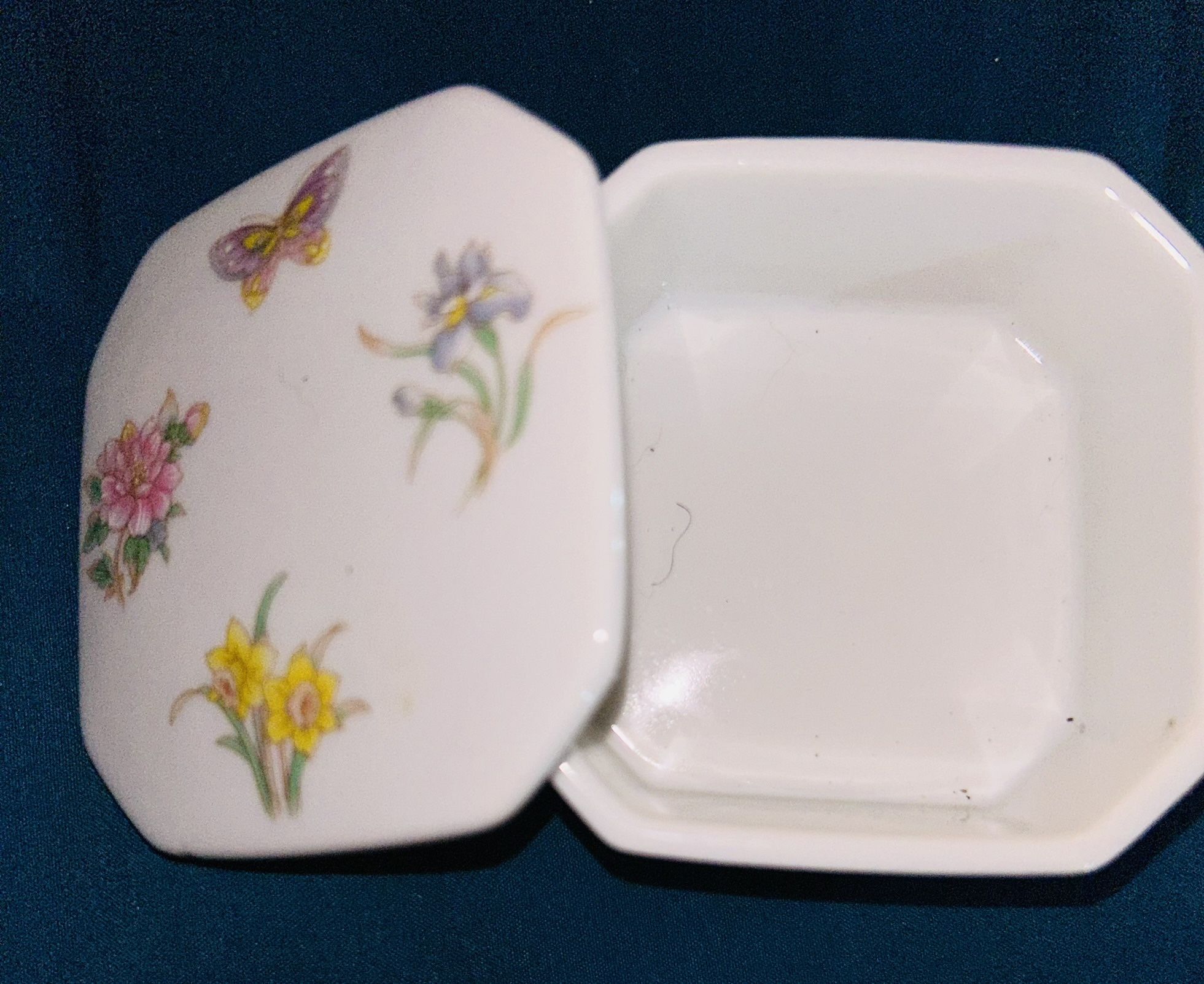 Tiny Butterfly Trinket Box